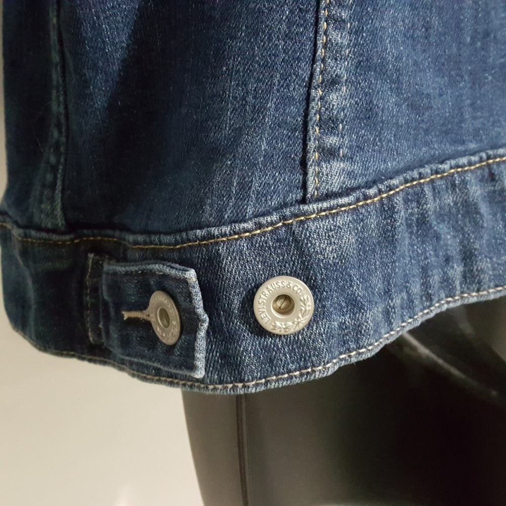 Levi's Original Trucker Jacket XL Blue Denim 40117 - Picture 5 of 7